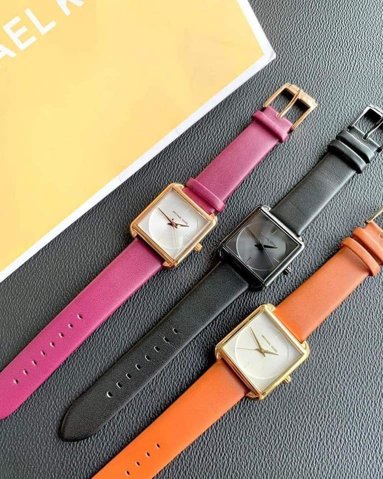 Michael kors store lake leather watch