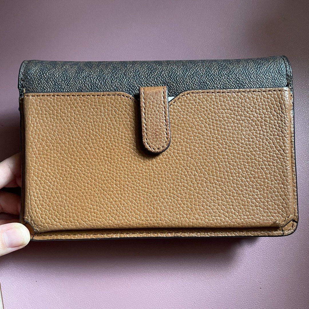 Michael kors mott pebble leather phone crossbody wallet 2025