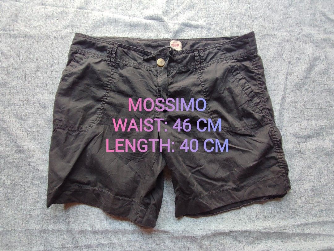 MOSSIMO COTTON SHORTS (Category: Shorts) located in Caloocan City. Submitted by entropythrifts (Listing ID 1266547640, Image 1). Description: MOSSIMO COTTON SHORTS 200 + SF * 9.5/10 CONDITION * 9.5/10 COLOR RATE * NEED WASH * NO ISSUE * 46 X 40 CM ** THRIFTED **.