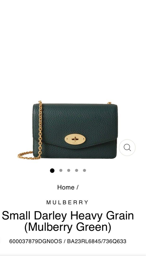 Mulberry Darley Continental Wallet - Green for Women