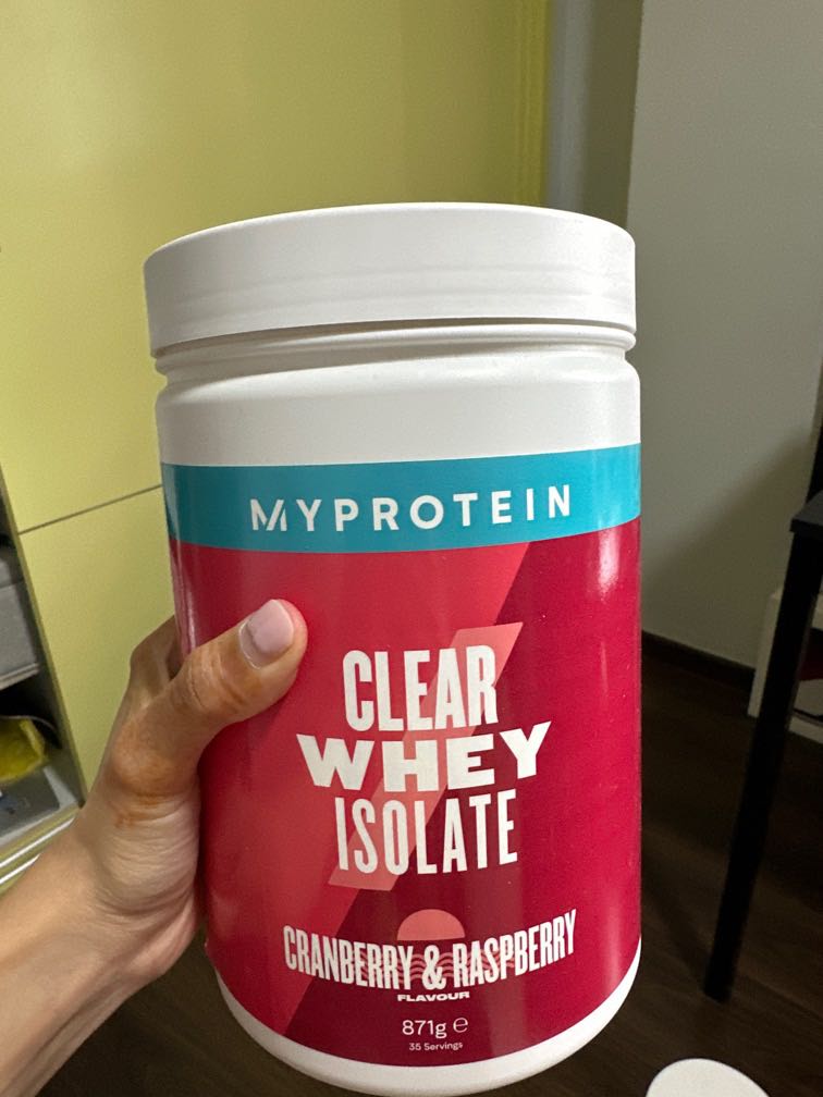MyProtein Clear Whey Isolate Cranberry and Raspberry Flavour, Health & Nutrition, Health