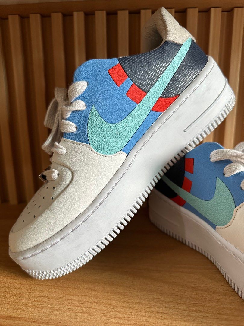 Nike air force 1 womens blue best sale