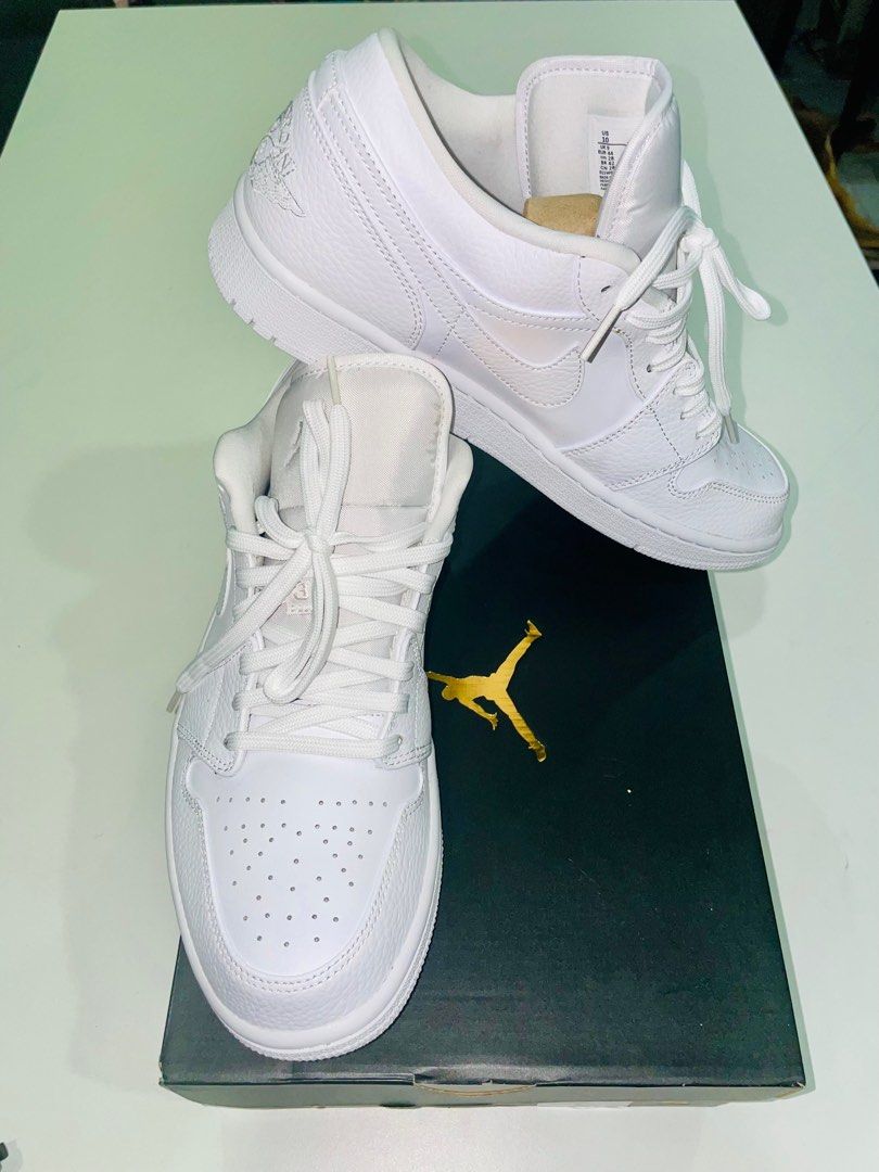 Jordan 1 triple white price deals