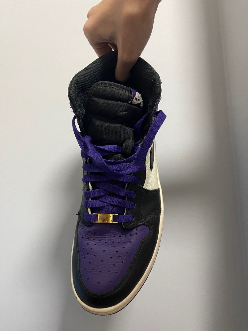 Nike Air Jordan 1 OG Court Purple Men #39 s Fashion Footwear Sneakers on
