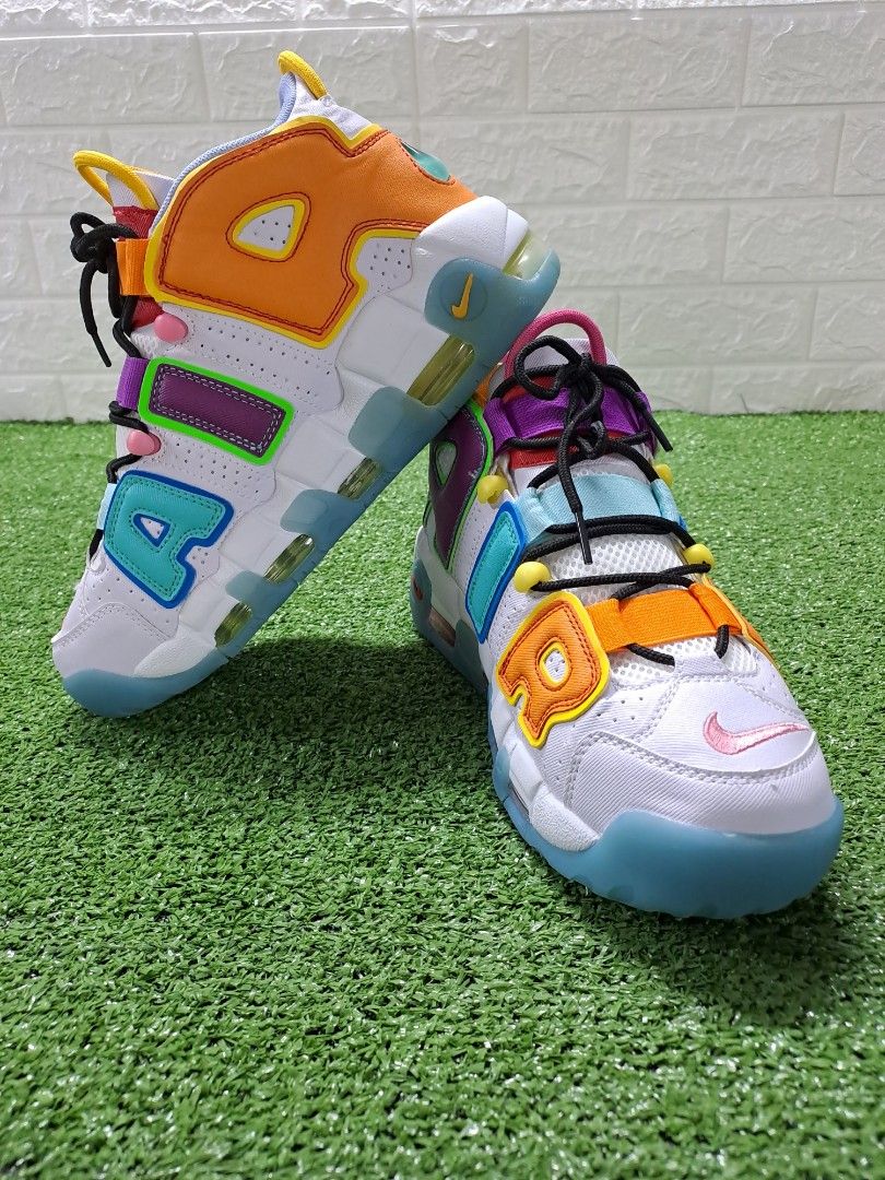 Nike air uptempo multicolor sale