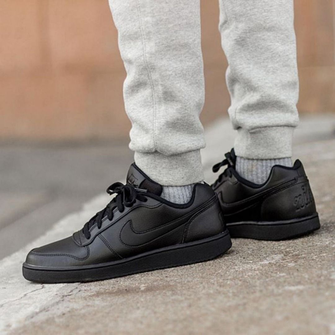 Nike Ebernon Low Triple Black Men s Fashion Footwear Sneakers
