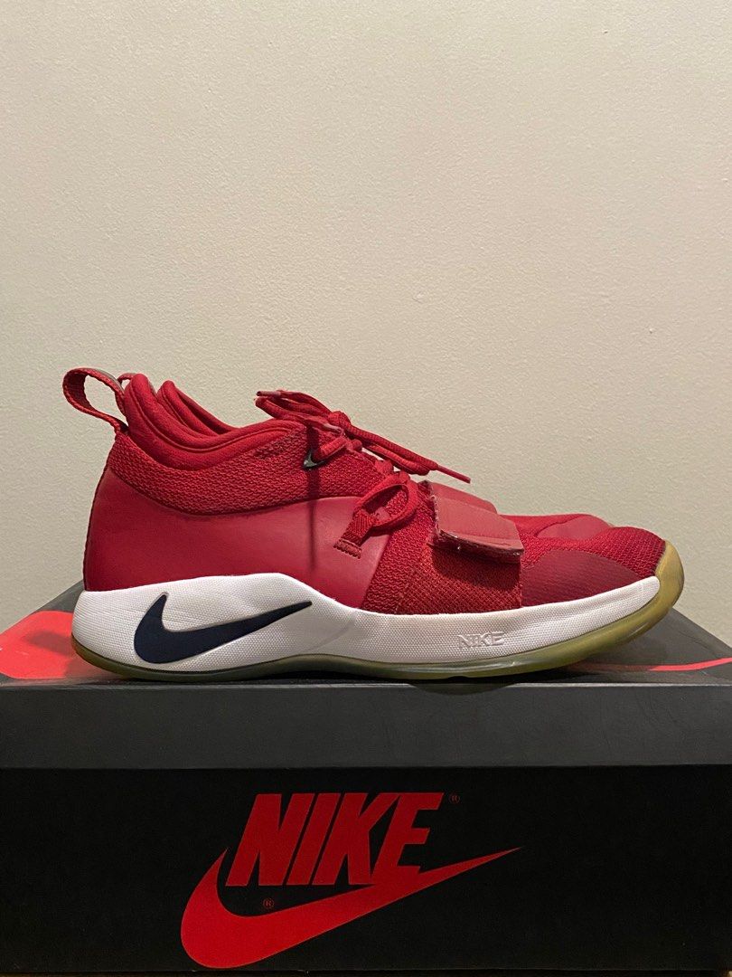 US 7Y Nike Paul George PG 2.5 Gym Red Fresno St Bulldogs Basketball Men s Size 7Y
