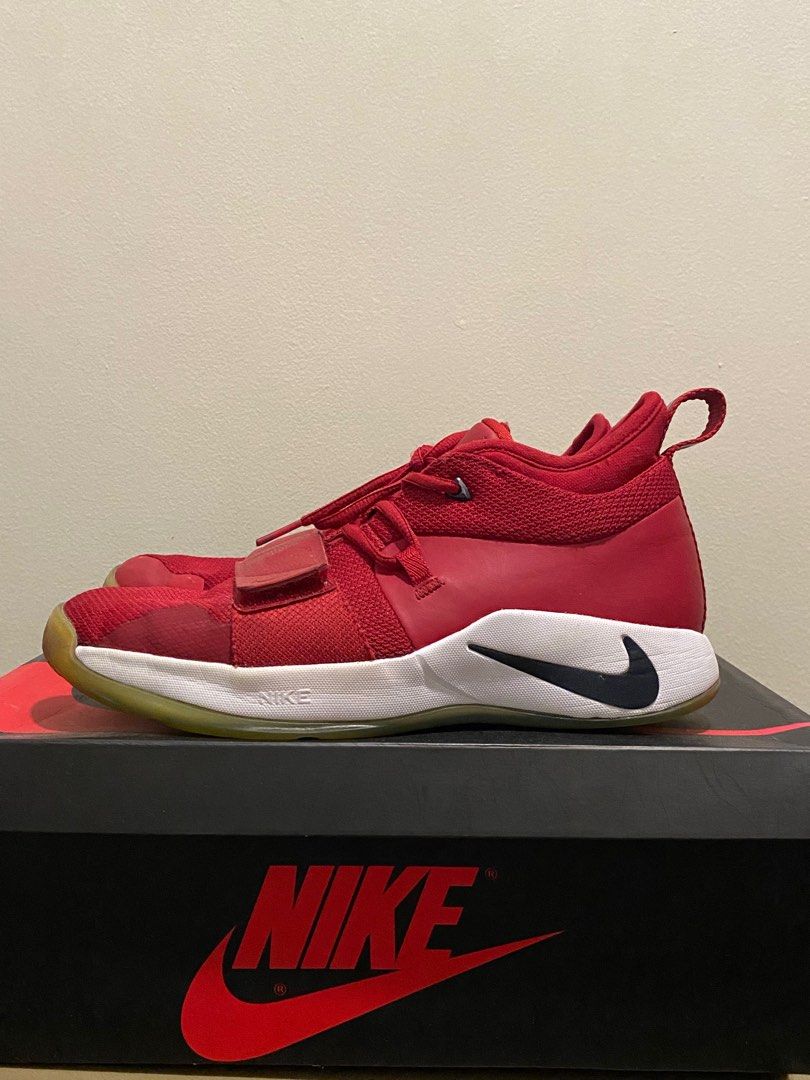 US 7Y Nike Paul George PG 2.5 Gym Red Fresno St Bulldogs Basketball Men s Size 7Y Men s Fashion Footwear Sneakers on Carousell