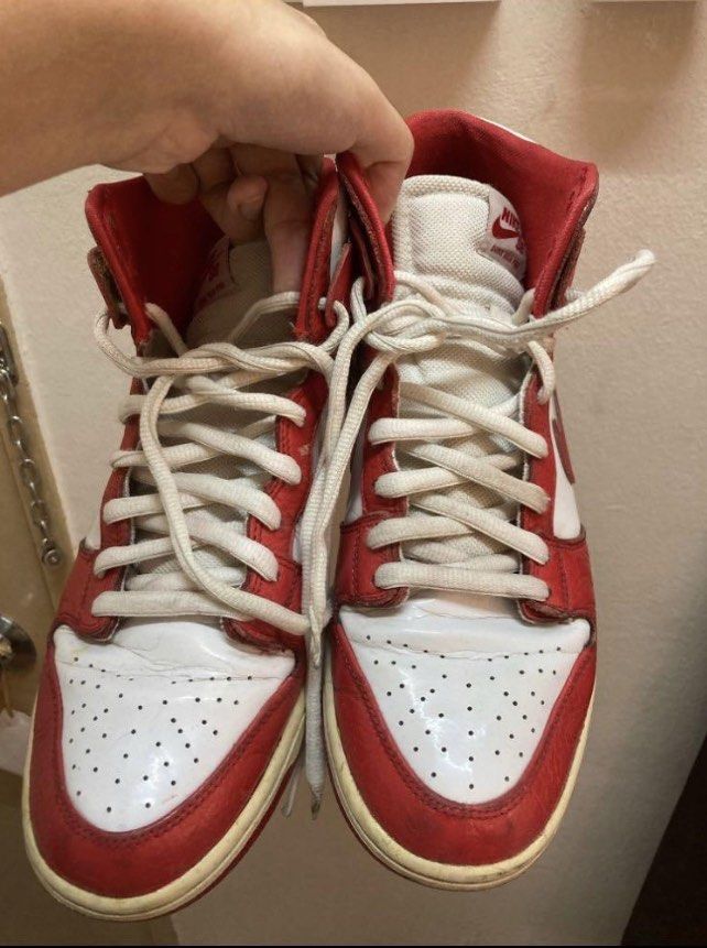 Nike sb dunk high future discount court red