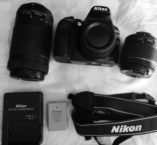 Nikon D5600 DSLR Camera with AF-P 18-55mm & 70-300mm Philippines