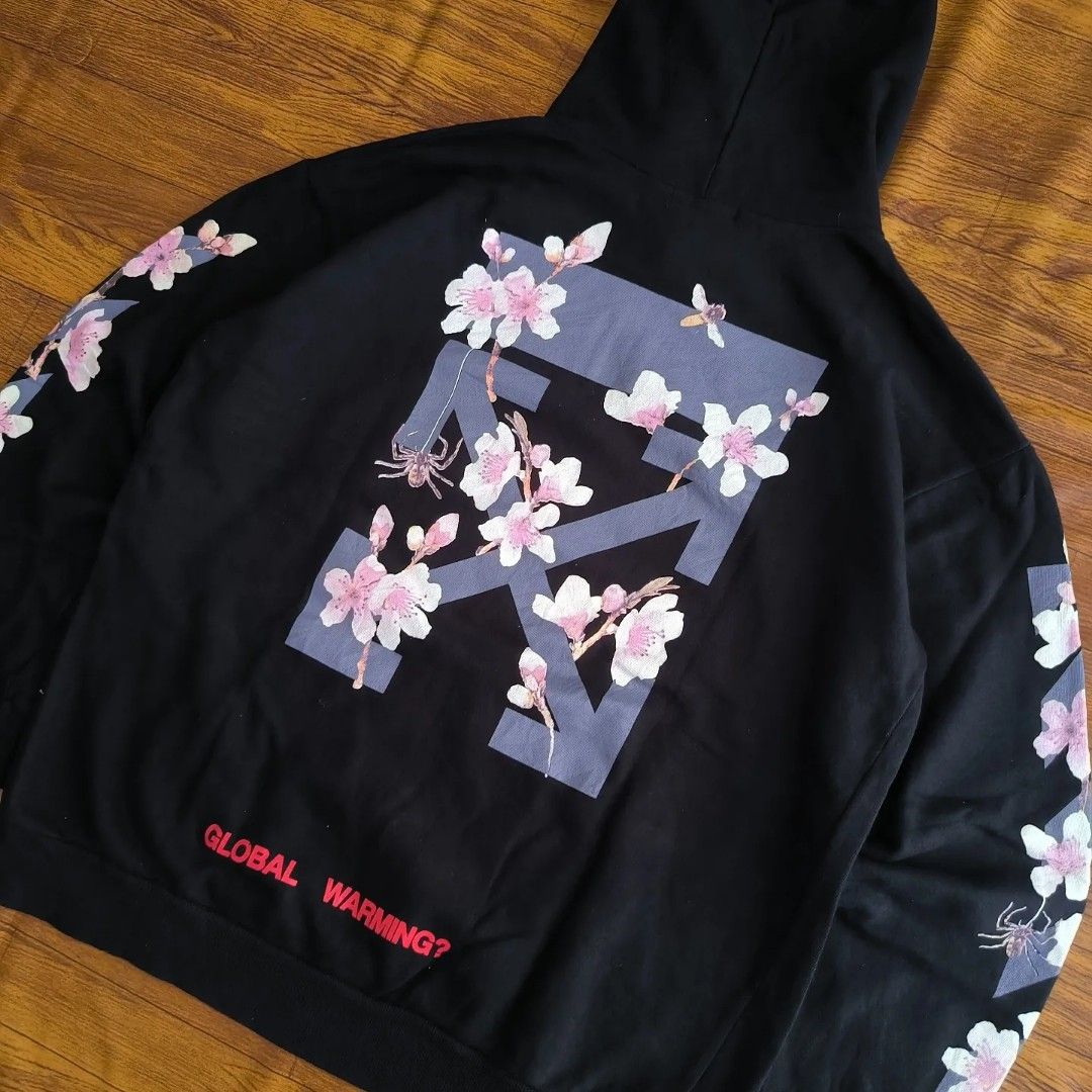 Off white sakura shop hoodie
