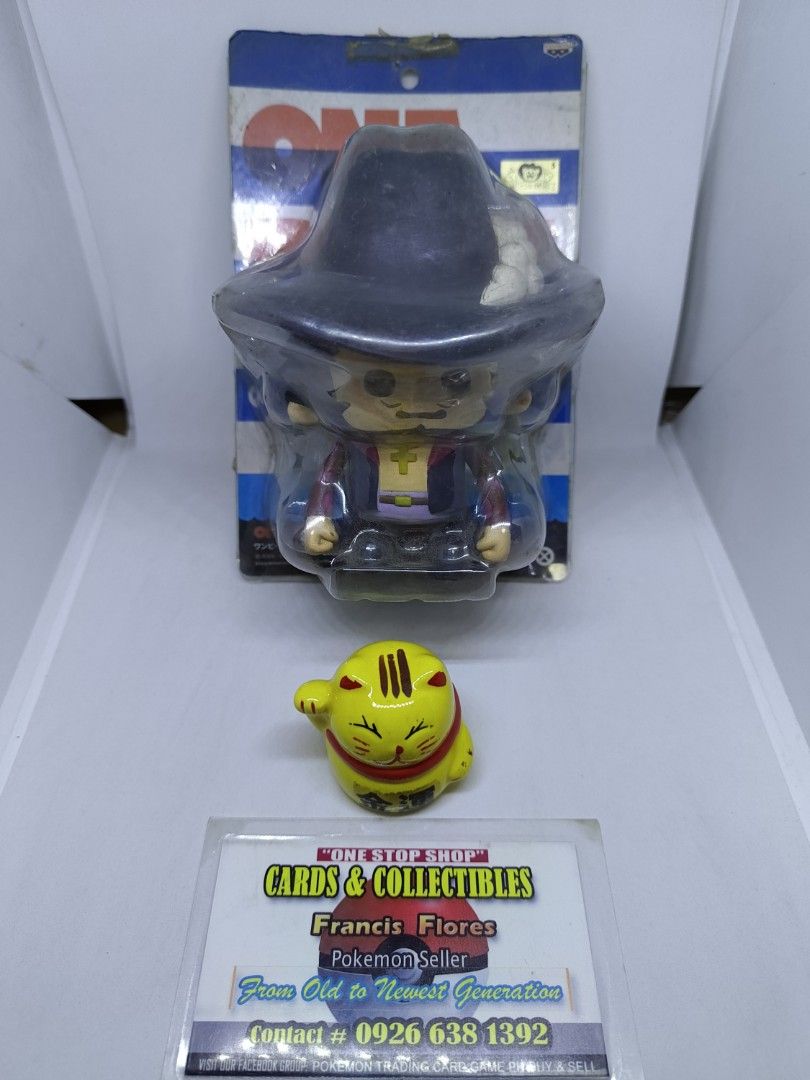 ONE PIECE Figure ☠️ - DRACULE MIHAWK (PANSON WORKS / GOLD STICKER / PRIZE 🏆) BANPRESTO / YEAR 2011 (Category: Figurines & Statues) located in Quezon City. Submitted by 710francis (Listing ID 1266632568, Image 1). Description: *700 Pesos *PANSON WORKS / GOLD STICKER / PRIZE 🏆 *AUTHENTIC / SEALED / JAPAN 🇯🇵 *ONE PIECE ☠️ / BANPRESTO / YEAR 2011 *MATERIAL: Soft Vinyl *DRACULE MIHAWK *JUST MESSAGE FOR MORE INQUIRIES....