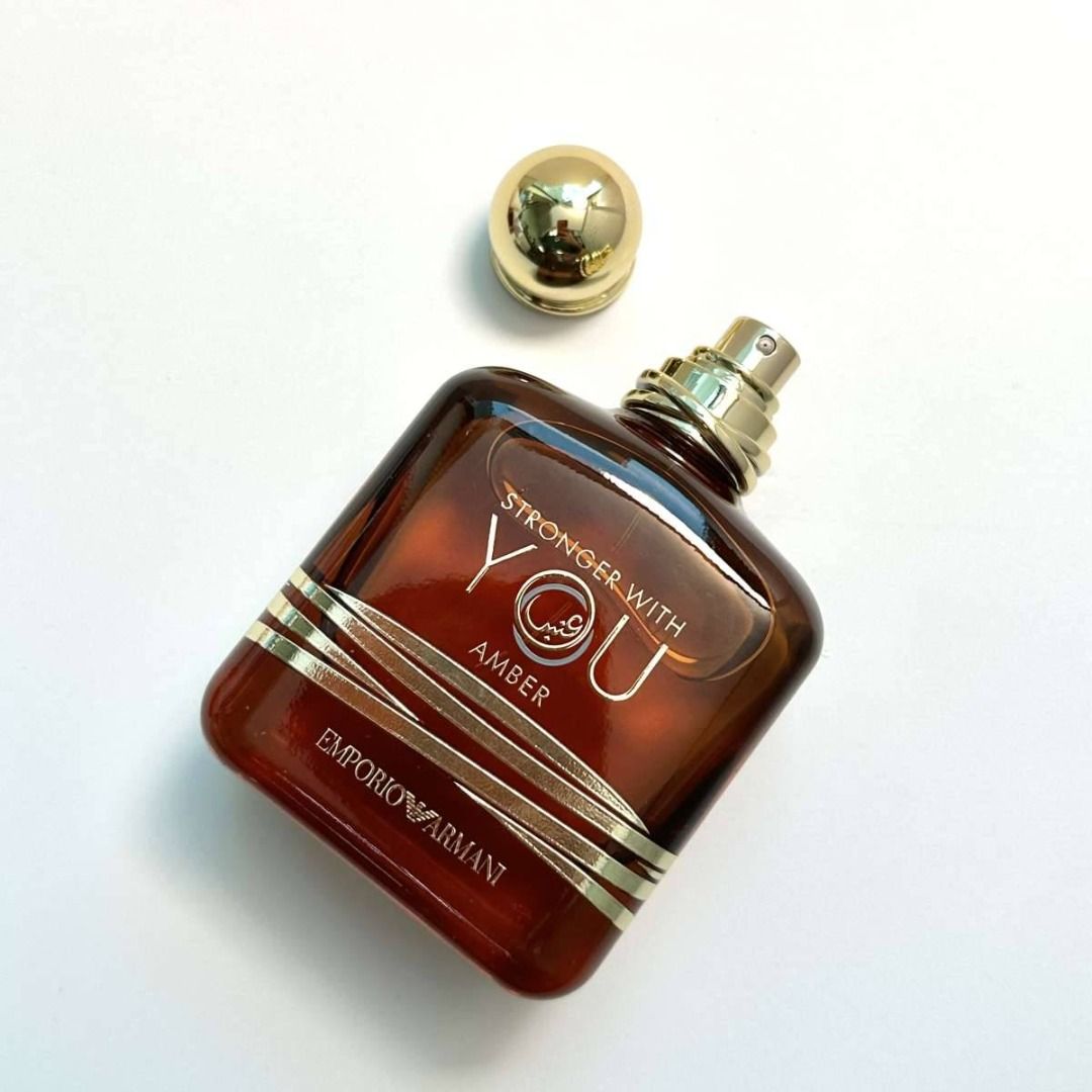 ORI EMPORIO ARMANI STRONGER WITH YOU AMBER EDP 100ML, Beauty & Personal  Care, Fragrance & Deodorants on Carousell