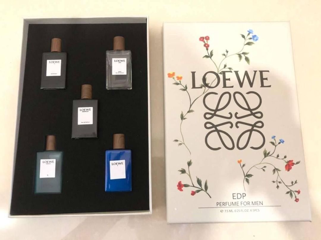 ORI LOEWE 5 IN 1 SET EDP FOR MEN 5X7.5ML Beauty Personal Care Fragrance Deodorants on Carousell