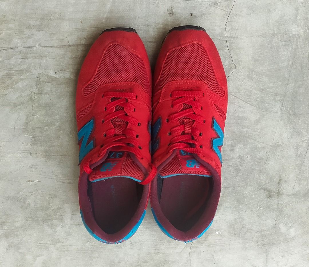 ORI New Balance 373 Red Running Shoes Sepatu Sneakers NB Merah NOT Nike Adidas Reebok
