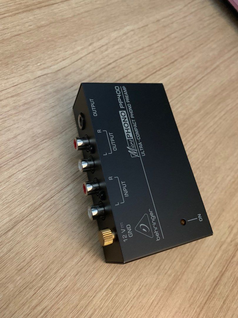 Original Behringer Phono Preamp, Audio, Other Audio Equipment on Carousell