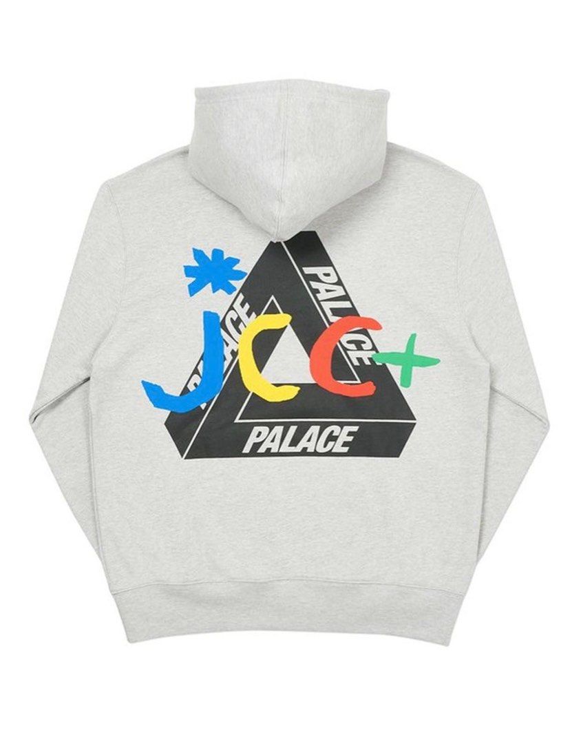Palace JCDC2 Hoodie Grey Marl size S Luxury Apparel on Carousell