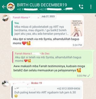 Pengasuh Anak Asisten Rumah Tangga ART Babysitter Nanny  Pembantu Jakarta Jabodetabek Penyalur Terpercaya