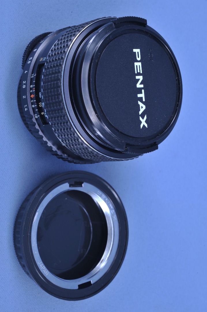 PENTAX KM SLR FILM CAMERA with 3 LENSES SMC PENTAX 55mm F1.8 & SMC TAKUMA 50mm F"1.4 LENS n