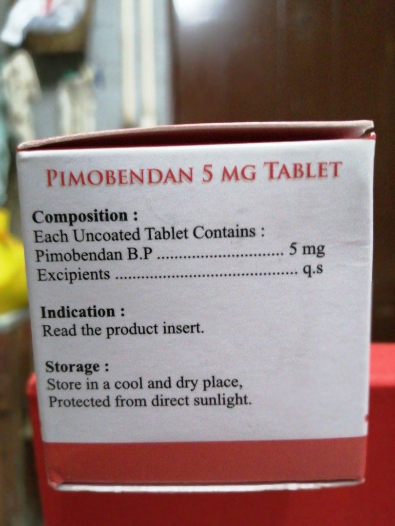 PIMOBENDAN 5mg. (Vetmedin Generic), Pet Supplies, Health & Grooming on ...