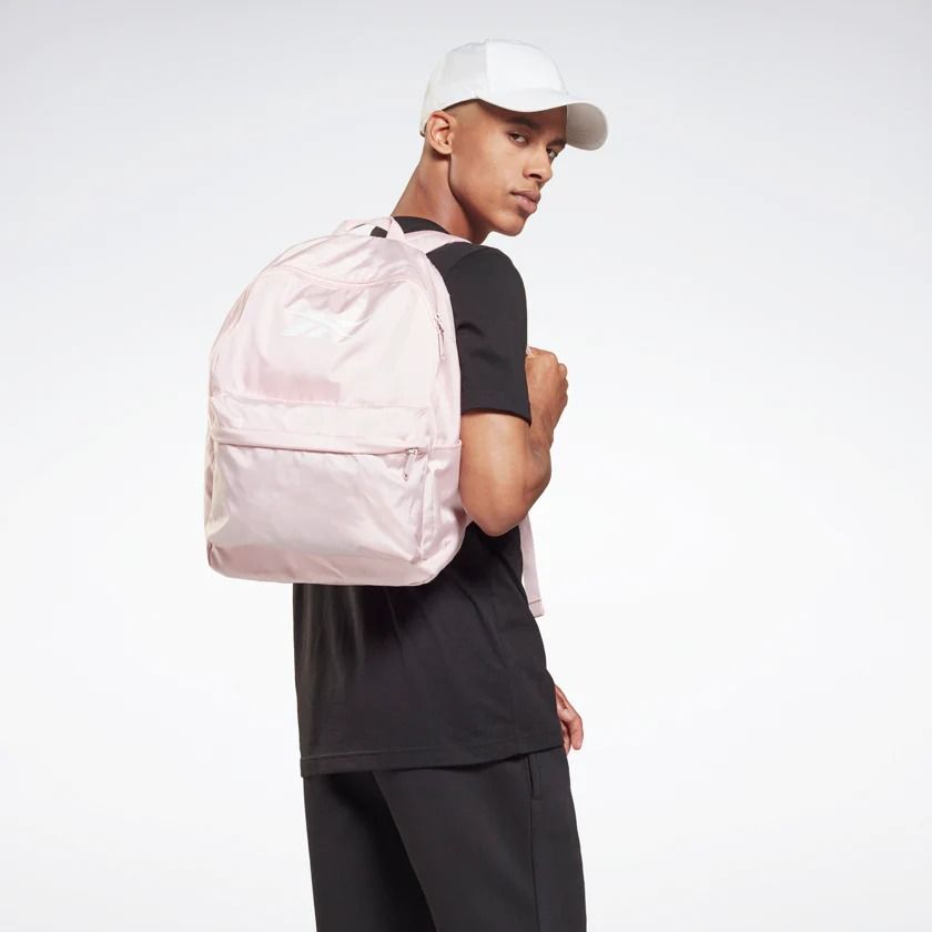 Pink Bag | Reebok Backpack (15" Laptop) (Category: Backpacks) located in Calamba. Submitted by acecollections (Listing ID 1266554044, Image 3). Description: Pink Bag | Reebok Backpack (15" Laptop) Price: P800 only Original Price: P2,095 A CLASSIC EVERYDAY BACKPACK MADE WITH RECYCLED MATERIALS Show your love for classic good looks with this Reebok backpack tossed over your shoulder. Beyond the clean style, it has plenty of pockets to keep your stu