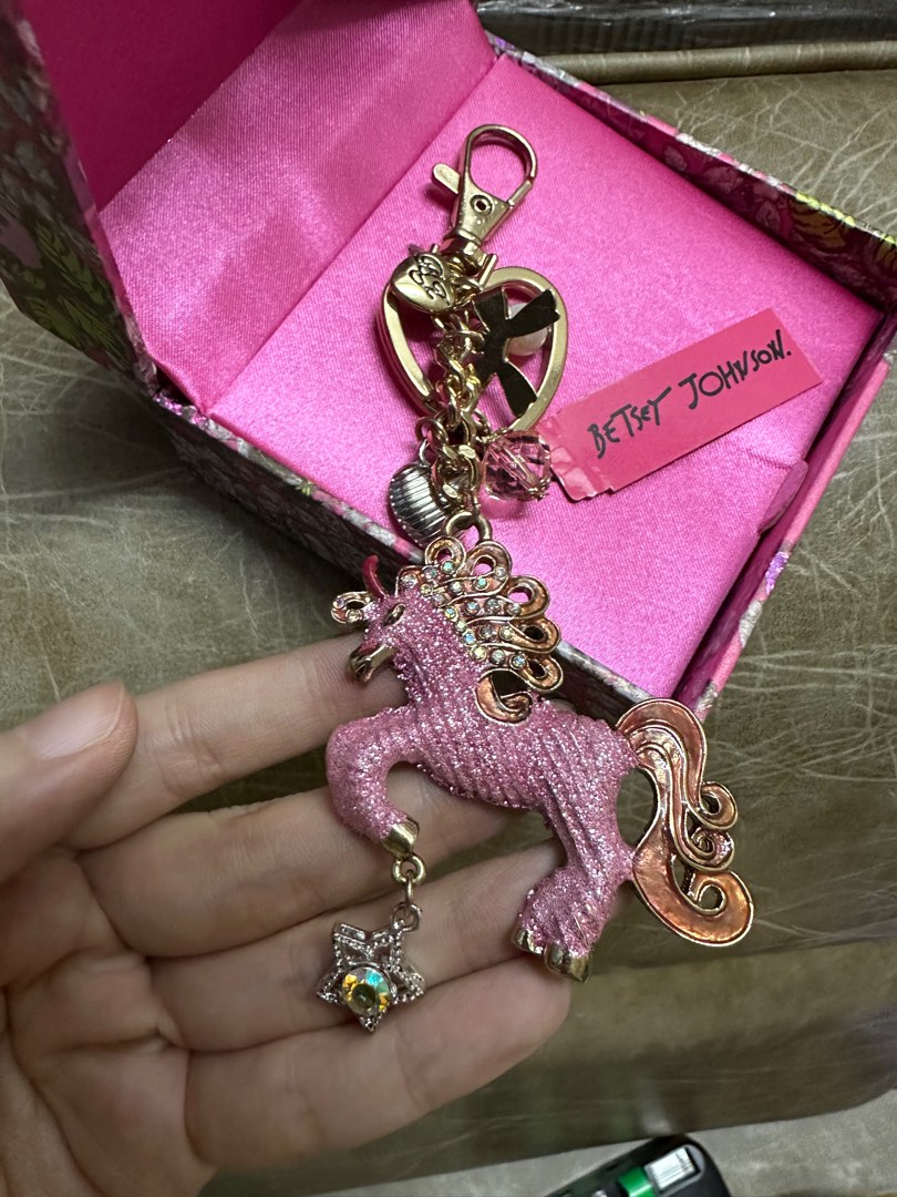 Betsey johnson keychain on sale