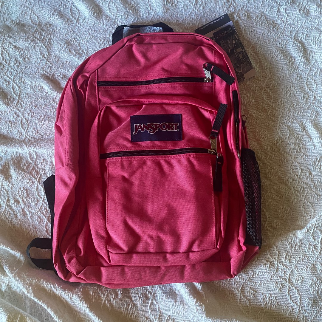 Pink Jansport Big Student Backpack Men s Fashion Bags Backpacks