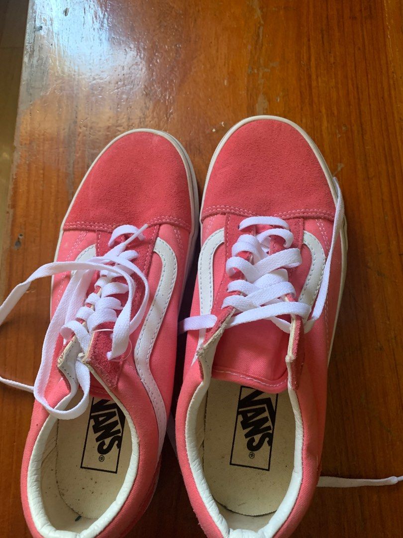 Pink Vans size 9.5 us women. Us men 8 cm 26.0
