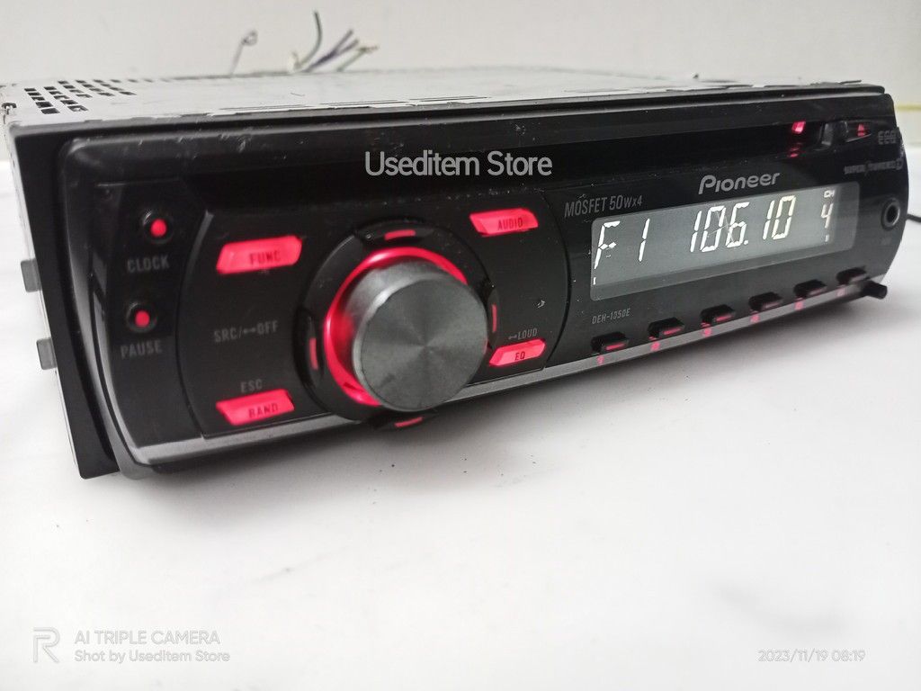 Pioneer Car CD Player DEH1050E, Auto Accessories on Carousell