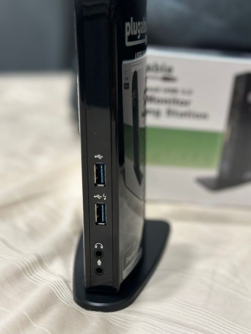 Superspeed Tech Plugable superspeed 3.0 Dual Monitor Docking system, Computers & Tech ...