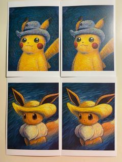 預訂美版梵高比卡超promo Pikachu With Grey Felt Hat 085 Promo Card