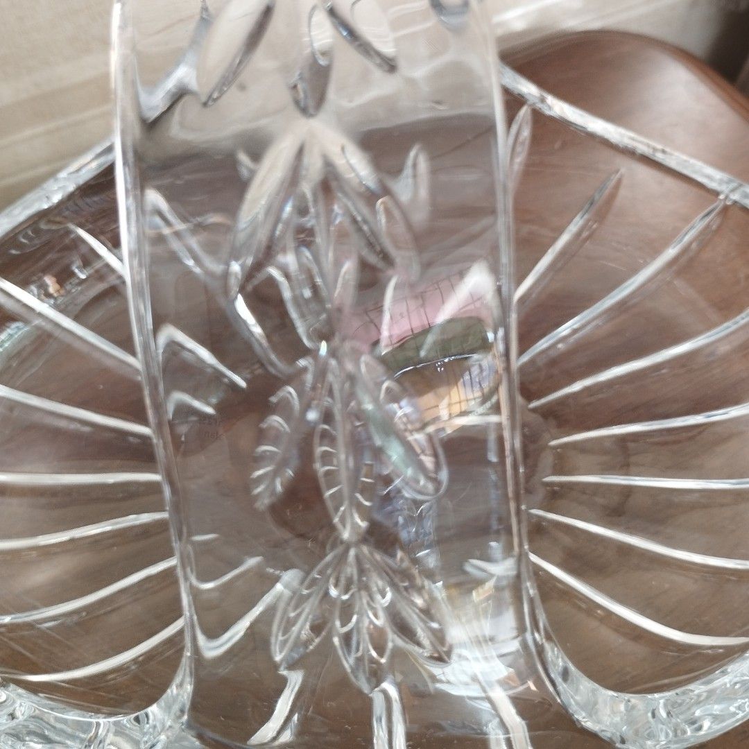 Portmeirion Crystal Basket (Category: Other Kitchenware & Tableware) located in Caloocan City. Submitted by chonadura91470 (Listing ID 1266502775, Image 3). Description: Portmeirion Crystal Glass Basket Candy Trinket.