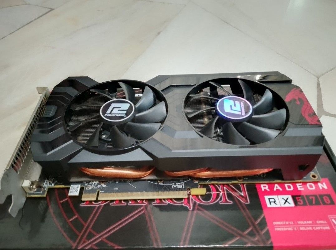 Rx 570 powercolor red dragon hotsell