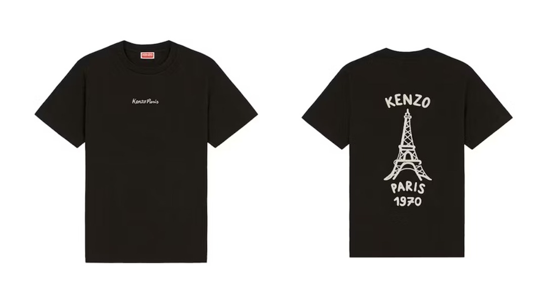 T-shirt kenzo shop tour eiffel