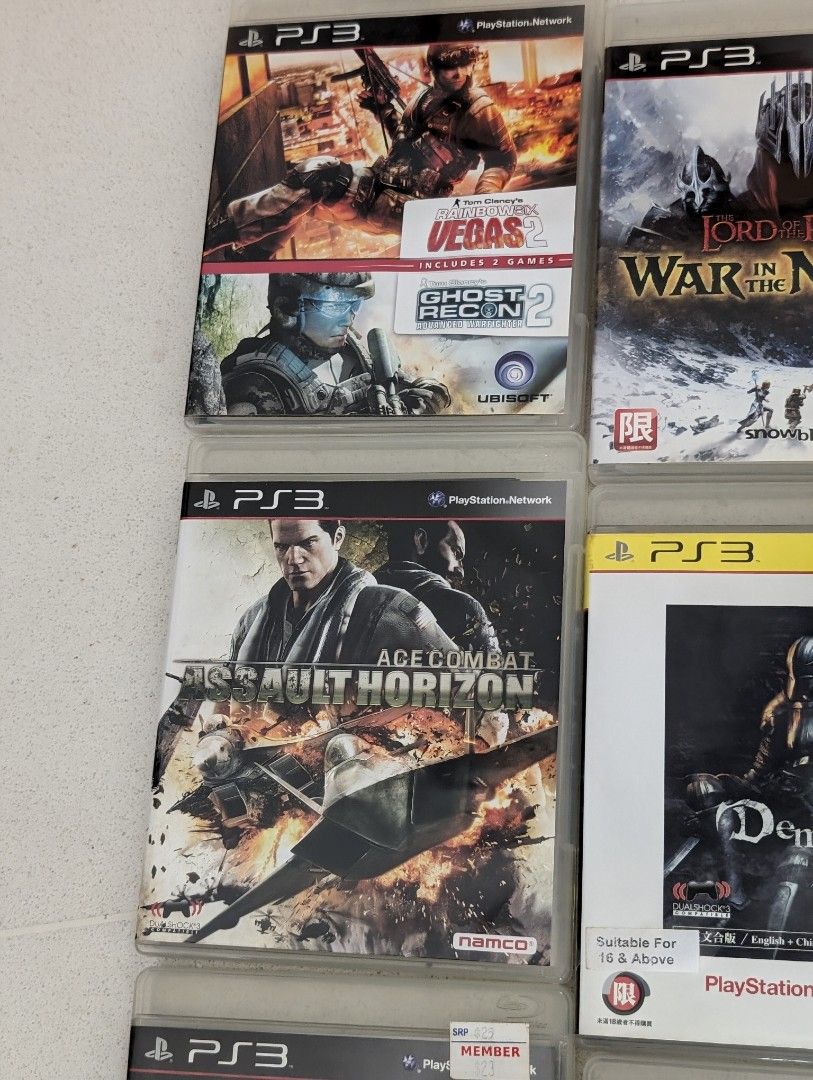 PS3 Games playstation 3 ninja gaiden 2 puss in boots metal gear rising