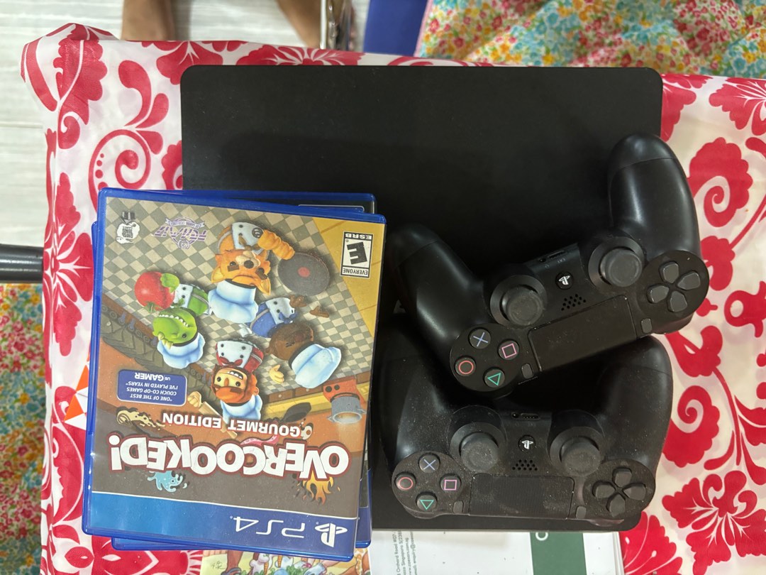 PS4 Slim with GAMES Video Gaming Video Game Consoles