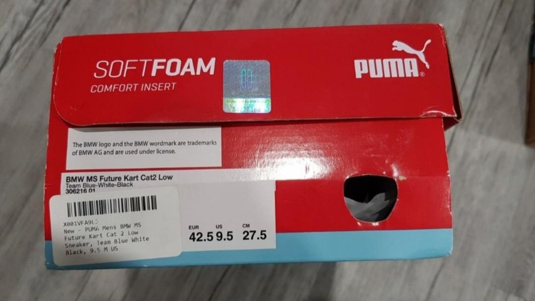 Puma Mens BMW MS Future Kart Cat 2 Low Sneakers Men s Fashion