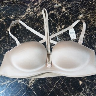 Buy Strapless Bra, Strapless Bra for Women Plus Size, 2Pack Strapless Bras  for Women Push Up (36AB, 3-Gray) at