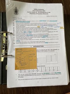 Raffles Institution H2 Math Notes, Hobbies & Toys, Books & Magazines ...