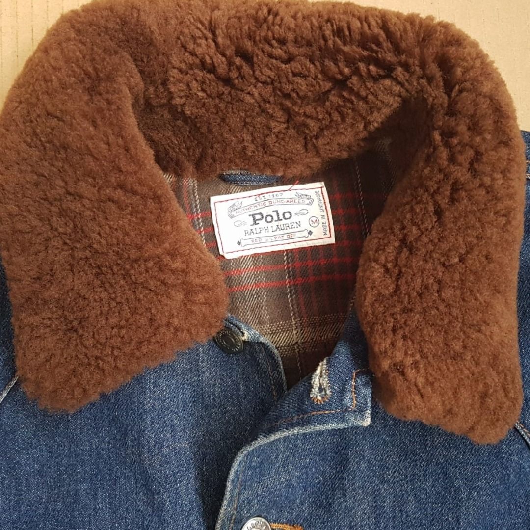 Ralph lauren jeans cheap jacket with fur collar