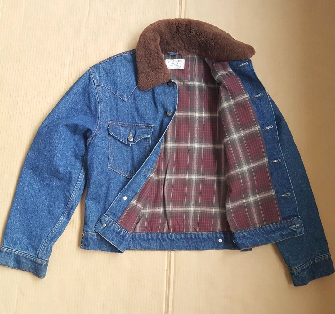 Ralph lauren jeans clearance jacket with fur collar