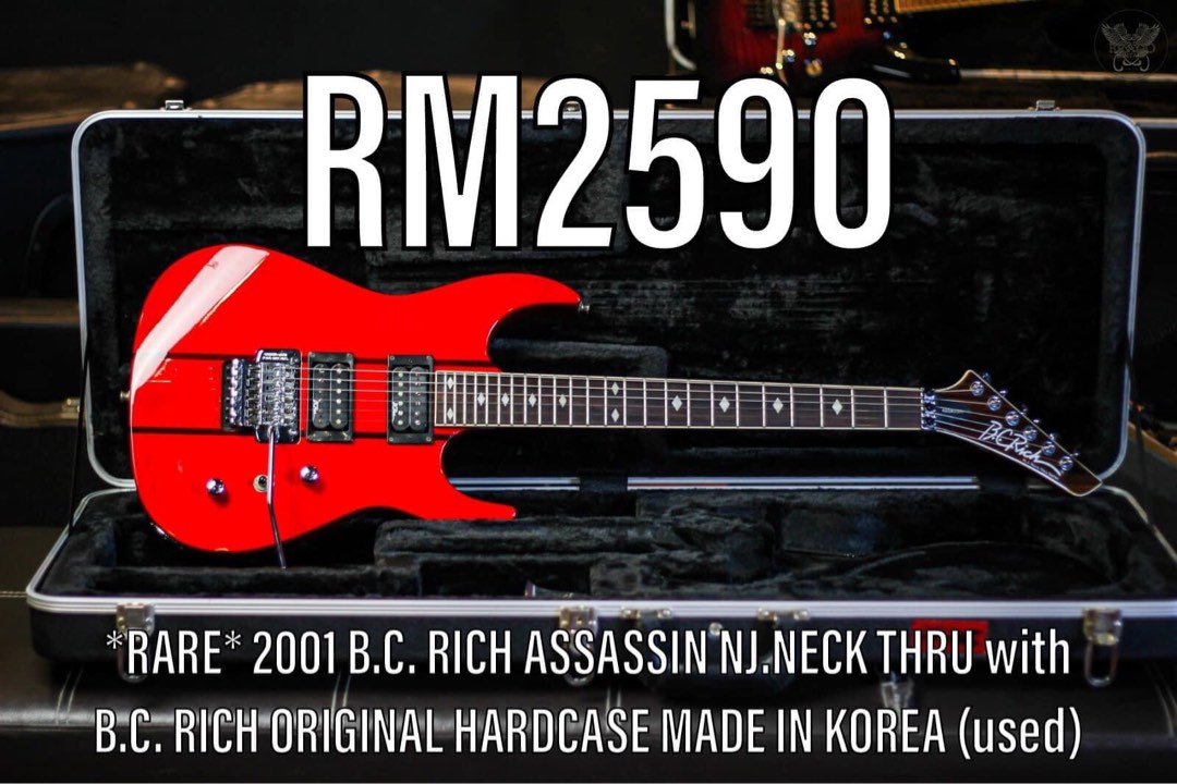 Bc rich hard hotsell case