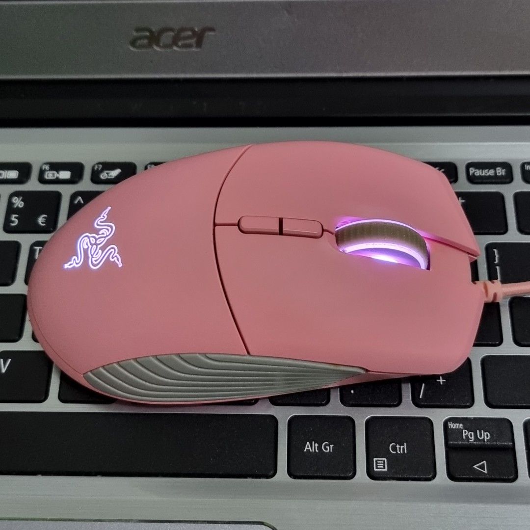 Razer Basilisk Quartz pink Gaming Mouse Computers Tech Parts 