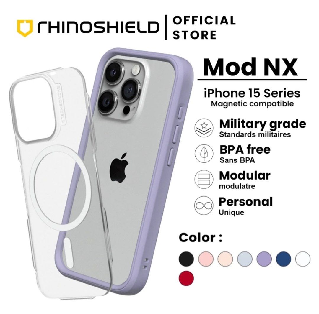 iPhone 15 Pro Max / Pro ] Rhinoshield SolidSuit MagSafe, Mobile Phones &  Gadgets, Mobile & Gadget Accessories, Cases & Covers on Carousell