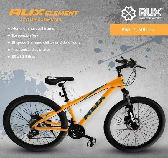 RUX mountain bike 27.5 orange color Sports Equipment Bicycles