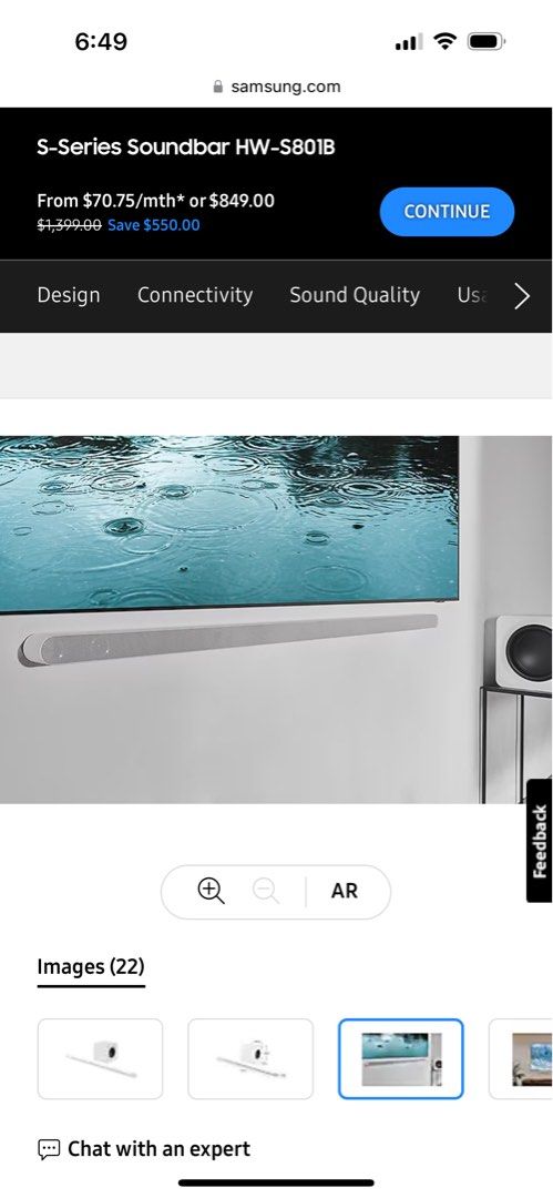 Samsung 801B soundbar, Audio, Soundbars, Speakers & Amplifiers on Carousell