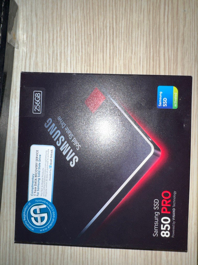 Samsung 850pro 256GB, Computers & Tech, Parts & Accessories, Hard Disks ...