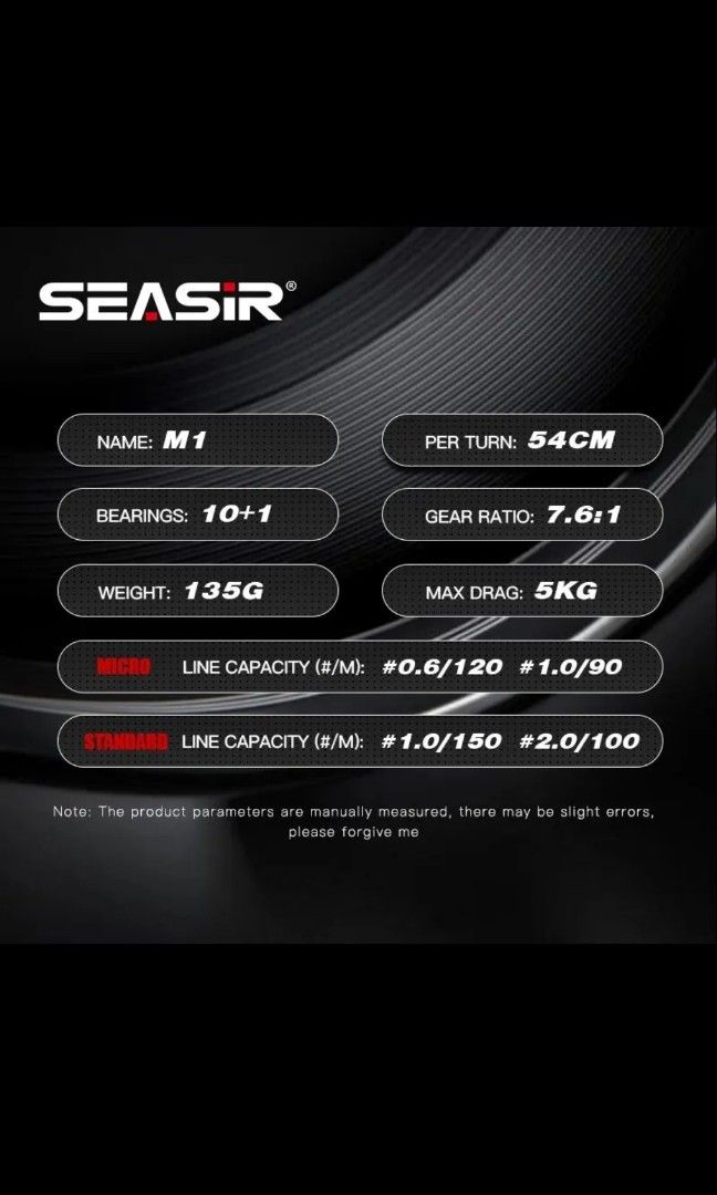 Seasir M1 Ultra Mag Bfs Alloy Fishing Reel Left, Sports Equipment, Fishing  on Carousell