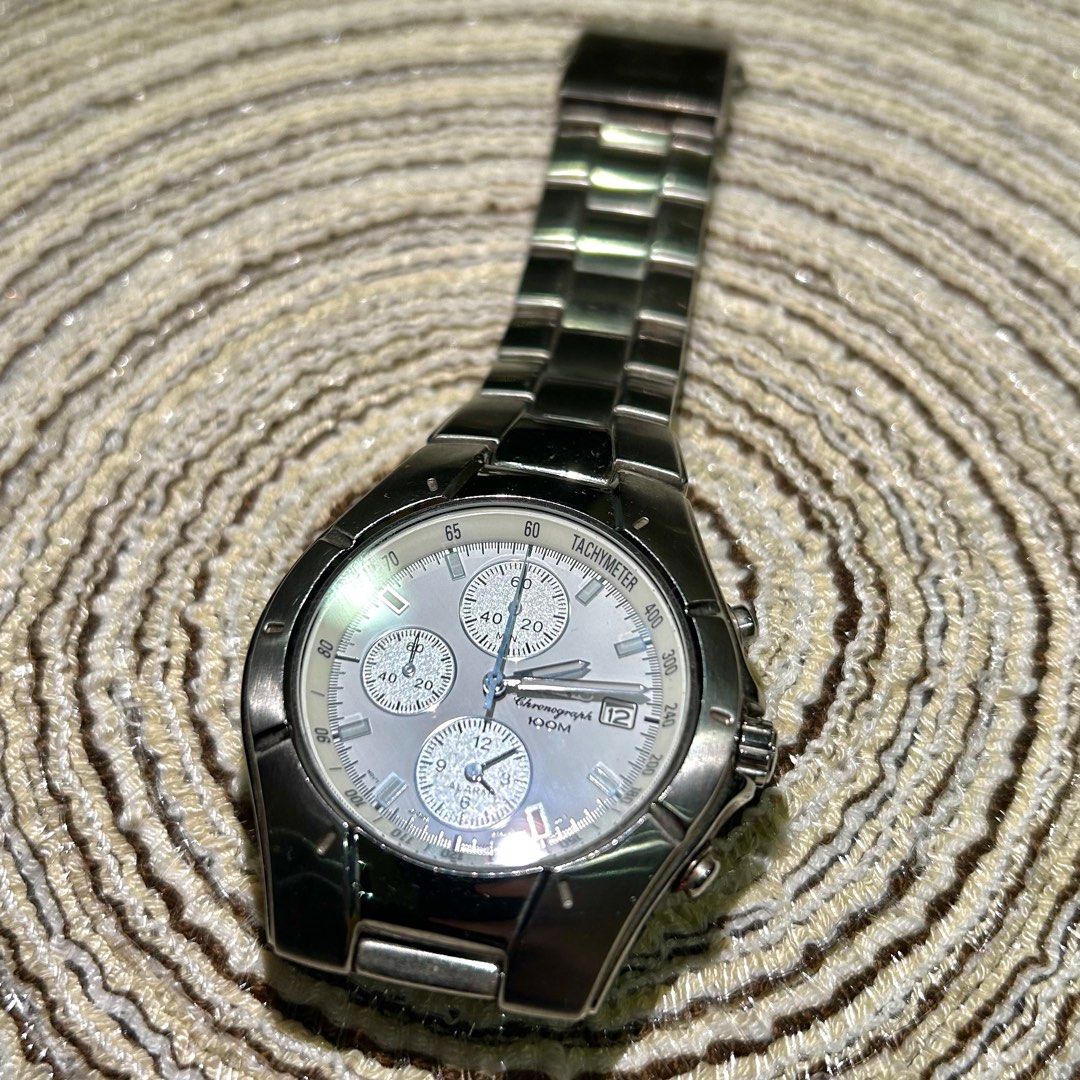 Seiko presage chronograph 100m best sale
