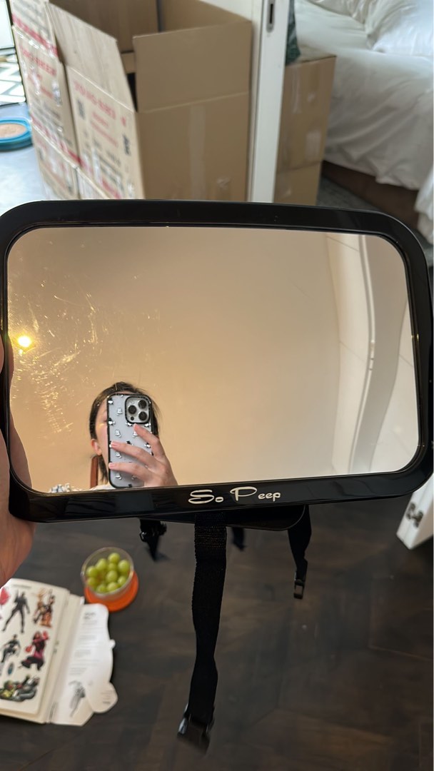 So peep sales backseat mirror